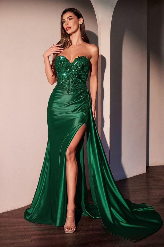 Cinderella Divine CDS530 - Emerald Size 4 - Final Sale