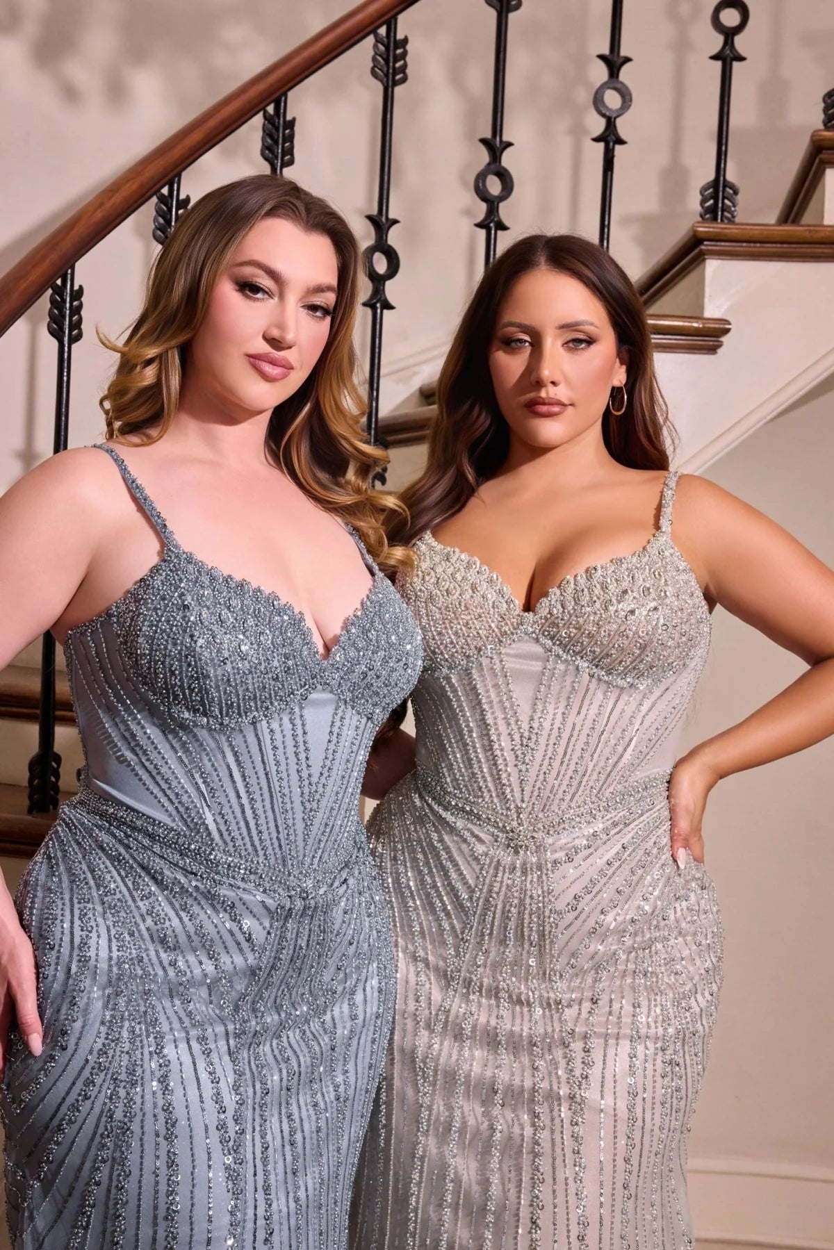 Ladivine CC398C Prom Dress - Mocha-Gold | NewYorkDress Ladivine CC398C Prom Dress - Mocha-Gold | NewYorkDress
